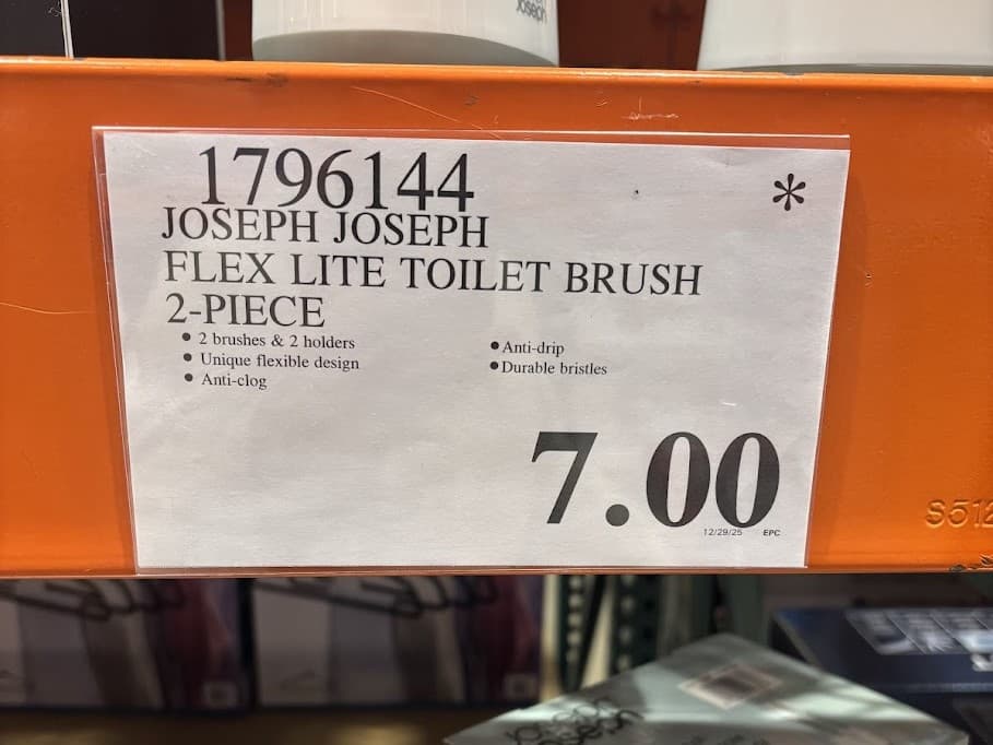 Costco manager special price tag with price ending in .00 showing markdown and return packaging note